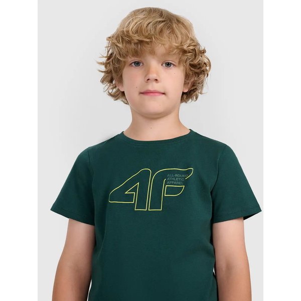 Koszulka chłopięca TTSHM2417 4F - morska zieleń