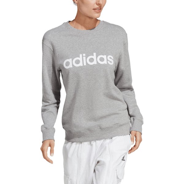 Bluza damska Essentials Linear French Terry Adidas - szary