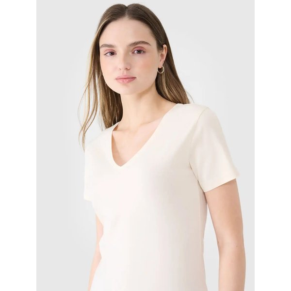 Koszulka damska TTSHF1990 4F - złamana biel