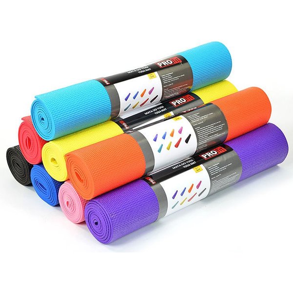 Mata do ćwiczeń, jogi 0,5cm Profit - granatowa