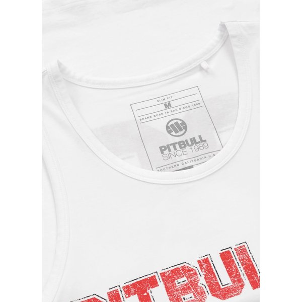 Bezrękawnik męski Tank Top Dog 89 Pitbull West Coast - White
