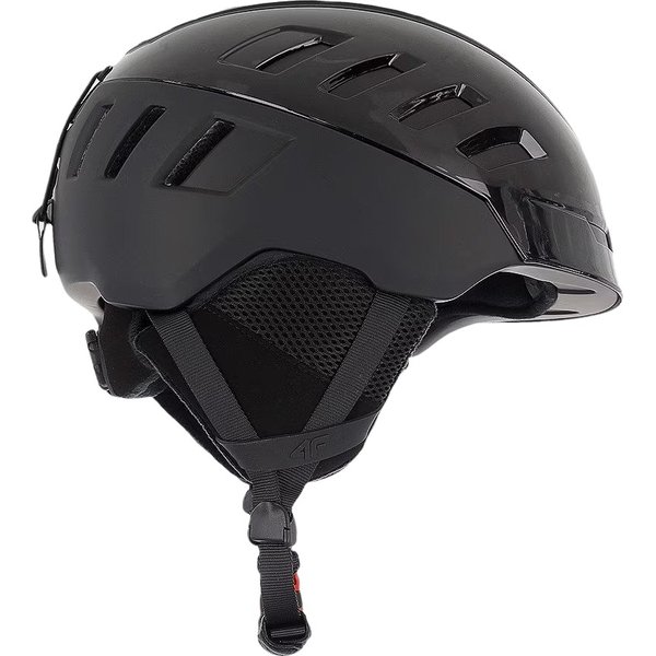 Kask narciarski AHELU072 4F - głęboka czerń