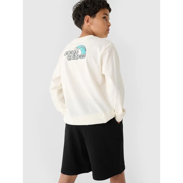 Spodenki chłopięce TSHOM629 4F - głęboka czerń