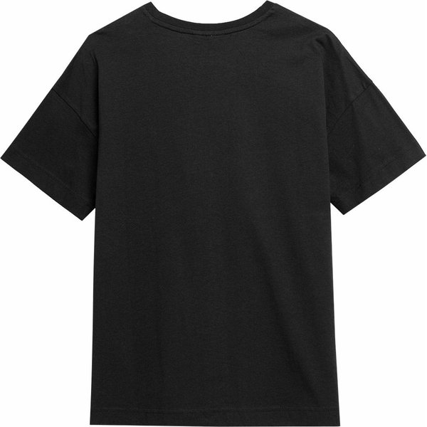 Koszulka damska OTHAW23TTSHF0843 Outhorn - głęboka czerń