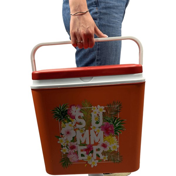 Lodówka turystyczna 24L Kamai - kwiatki