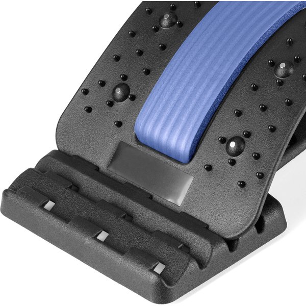 Przyrząd do rozciągania pleców, masażer Gymtek - niebieski