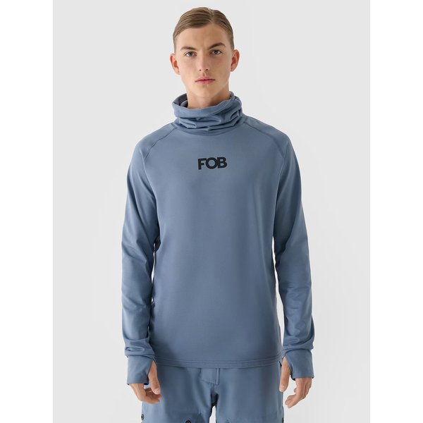 Longsleeve termoaktywny męski UBRUM080 4F - denim