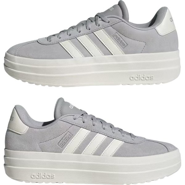 Buty VL Court Bold Wm's Adidas - Grey Two/Off White/Core White