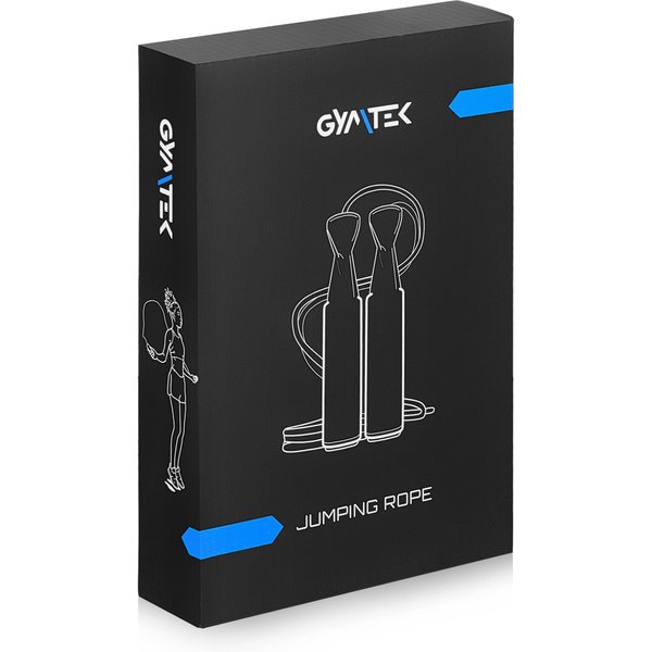 Skakanka Speed Czerń Gymtek