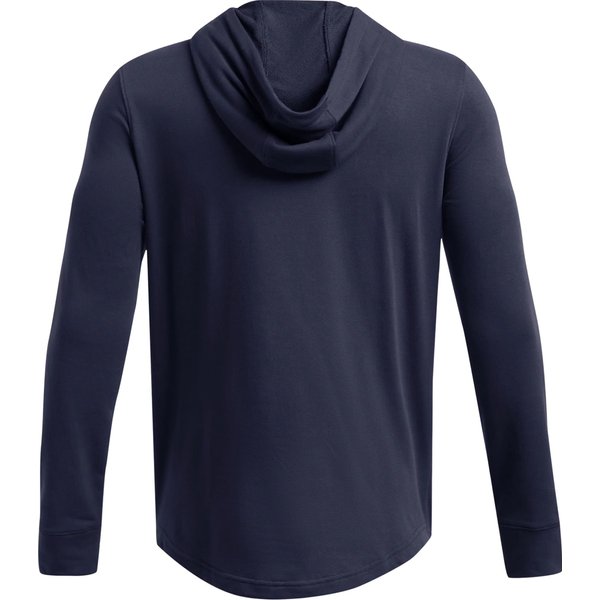 Bluza męska Rival Terry Graphic Hood Under Armour - Midnight Navy/Photon Blue