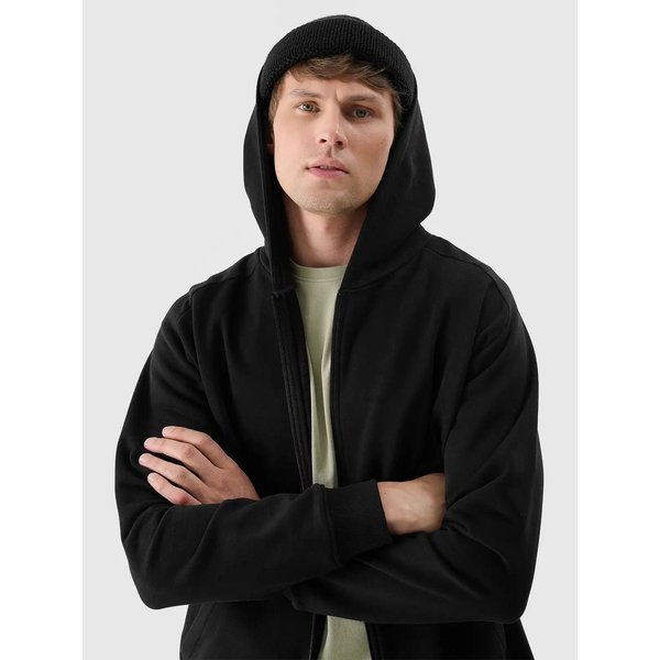 Bluza męska TSWSM1584 4F - głęboka czerń