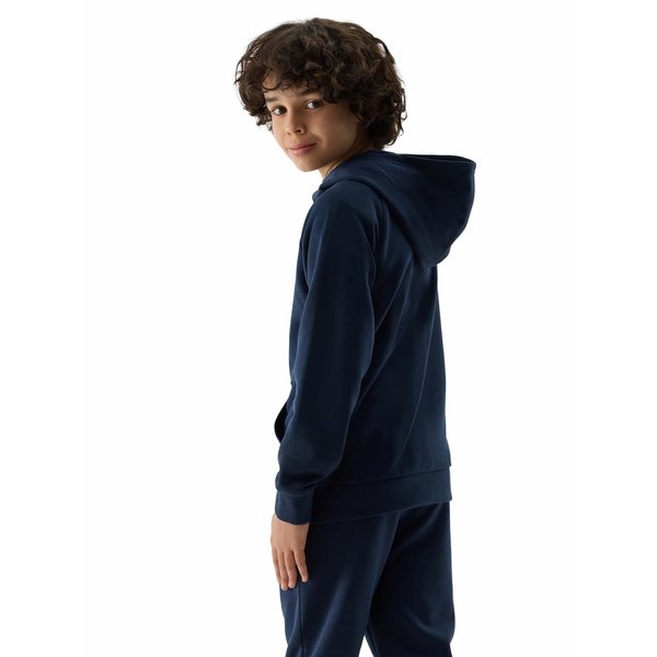 Bluza chłopięca 4FJWSS24TSWSM0925 4F - granat