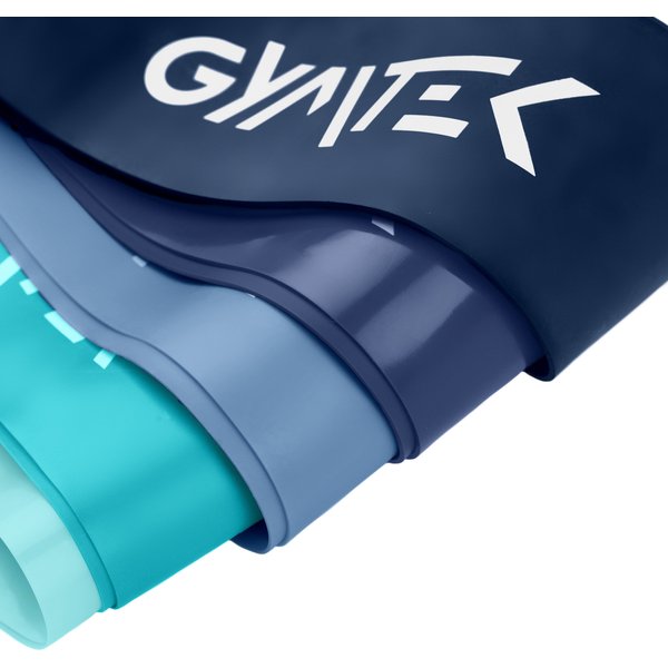 Zestaw gum oporowych do ćwiczeń 0,5-30 kg 5szt Gymtek - niebieskie