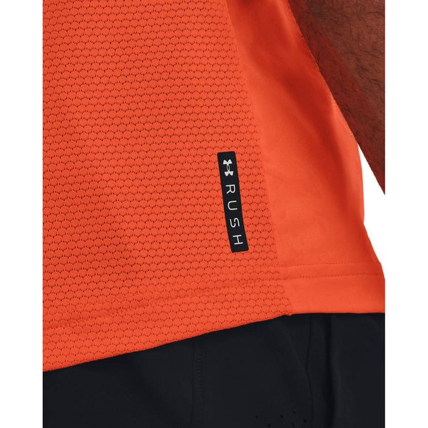 Koszulka męska Rush 2.0 Emboss Ss Under Armour - czerwony
