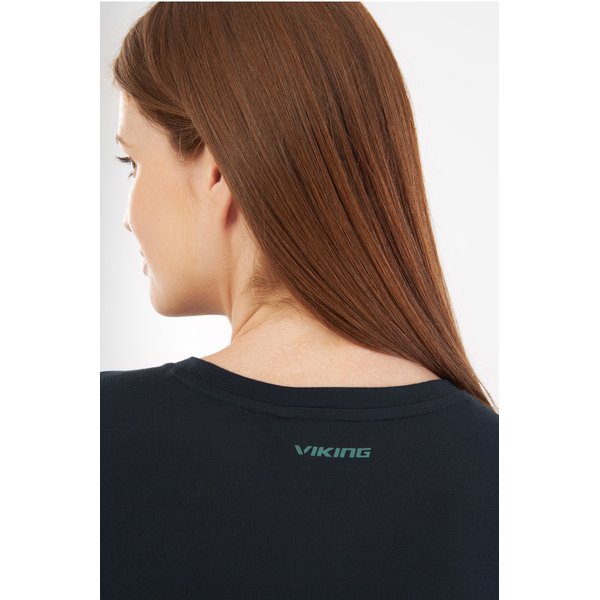 Koszulka damska Rune Bamboo Lady Viking - granatowy