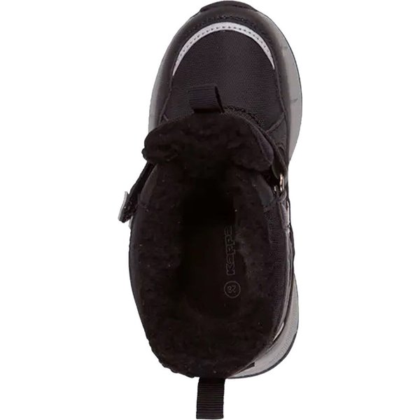 Buty, śniegowce Vipos Tex Jr Kappa - czarno-srebrne