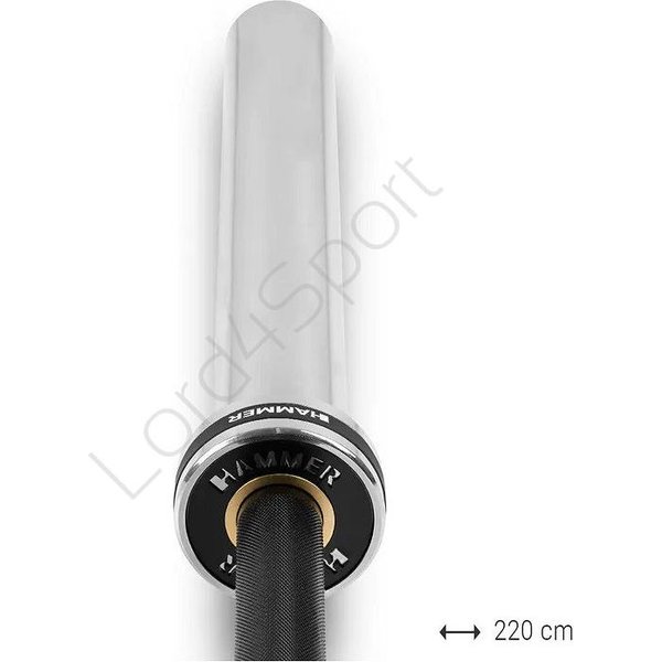 Gryf olimpijski prosty 220cm 50mm Hammer