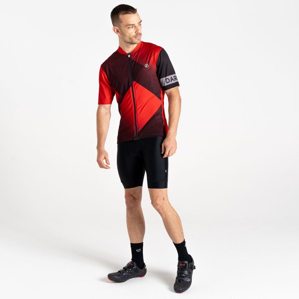 Koszulka rowerowa męska Aep Pedal II Jersey Dare2B - SevllRed/Black
