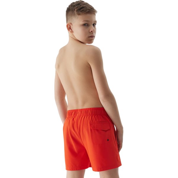 Spodenki kąpielowe chłopięce 4FJWSS24UBDSM066 4F - czerwony
