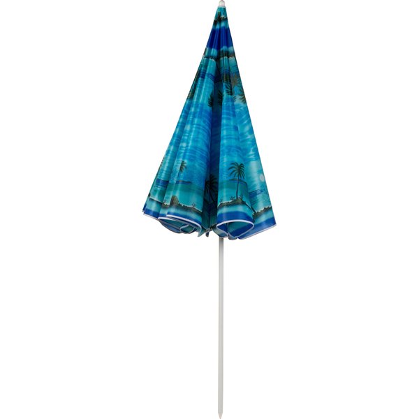 Parasol ogrodowy, plażowy, łamany Outtec - niebieski