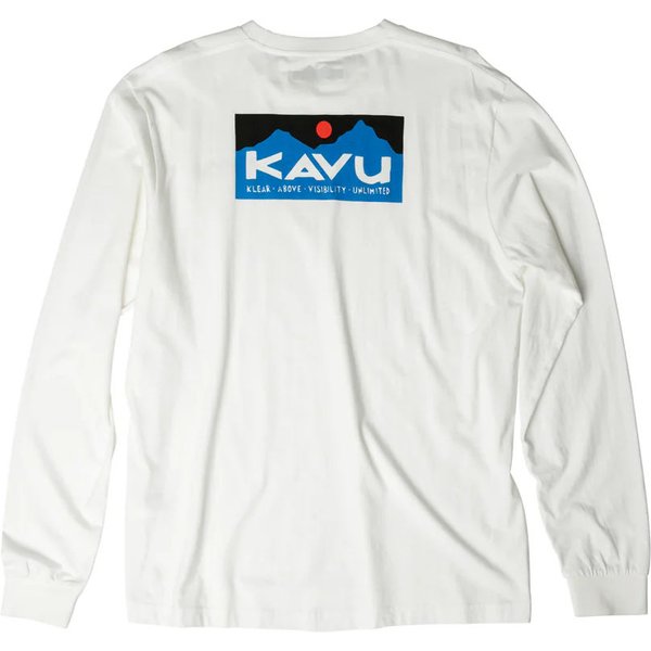 Longsleeve męski Etch Art KAVU - off white