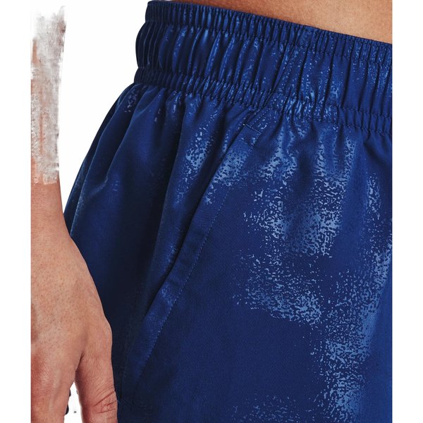 Spodenki męskie Woven Emboss Training Under Armour - Blue Mirage / Black