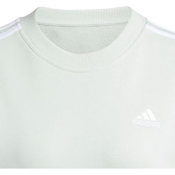 Bluza damska Essentials 3-Stripes Sweatshirt Adidas - linen green
