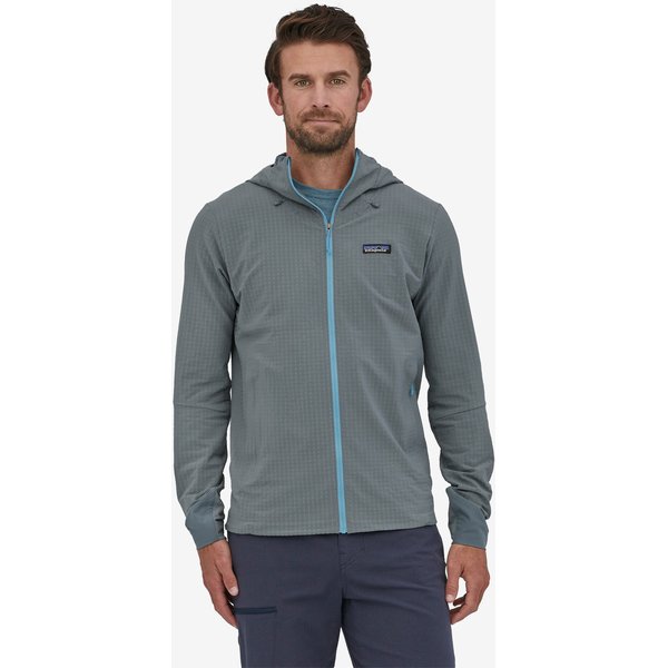 Softshell męski R1 TechFace Patagonia - plume grey