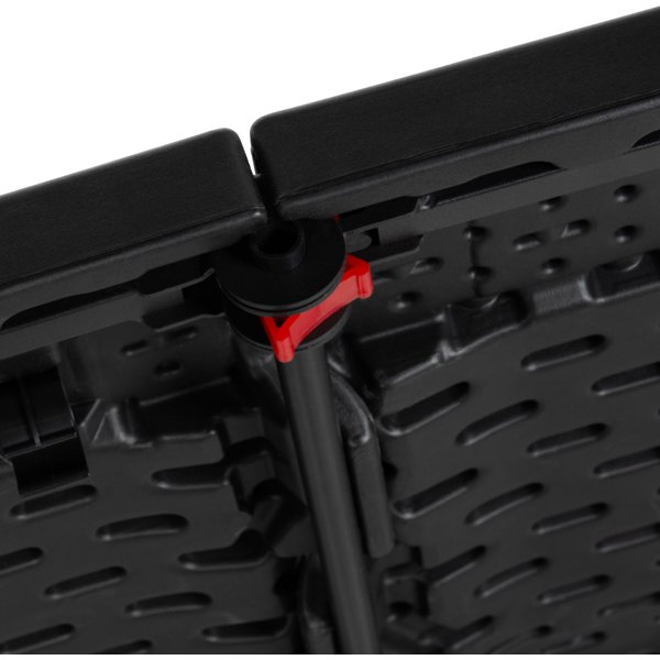 Stół cateringowy, bankietowy rozkładany 180cm Outtec - czarny