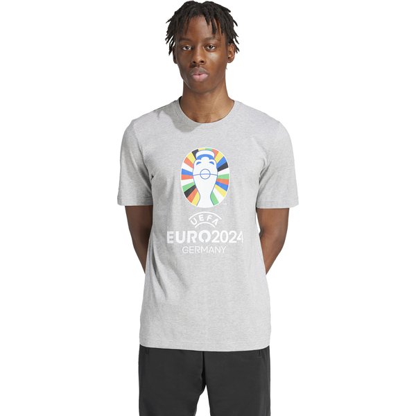 Koszulka męska Euro24 Adidas - Grey