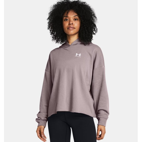Bluza damska Rival Terry Hoodie Under Armour - beż