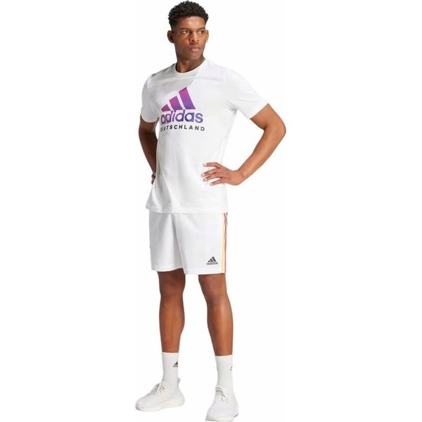 Koszulka męska Germany DNA Graphic Adidas - biała