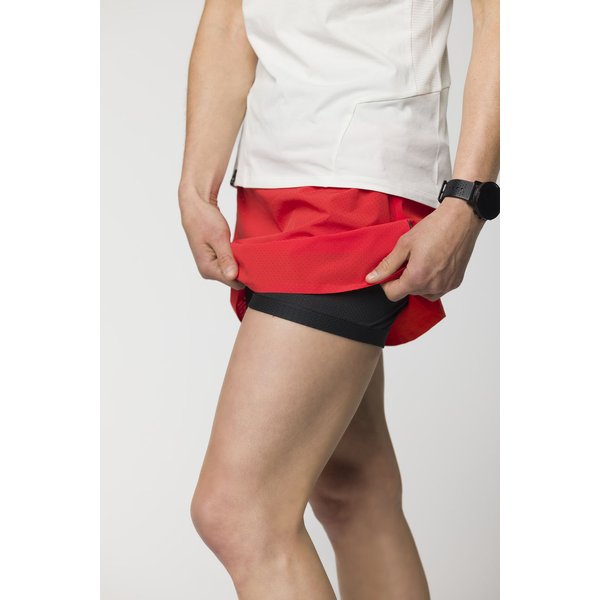 Spódnica trekkingowa damska ze spodenkami Pedroc 2 Durastretch Salewa - różówa