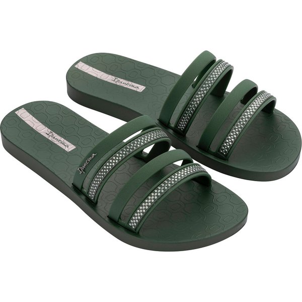 Klapki Mesh Slide II Fem Wm's Ipanema - zielone/szare