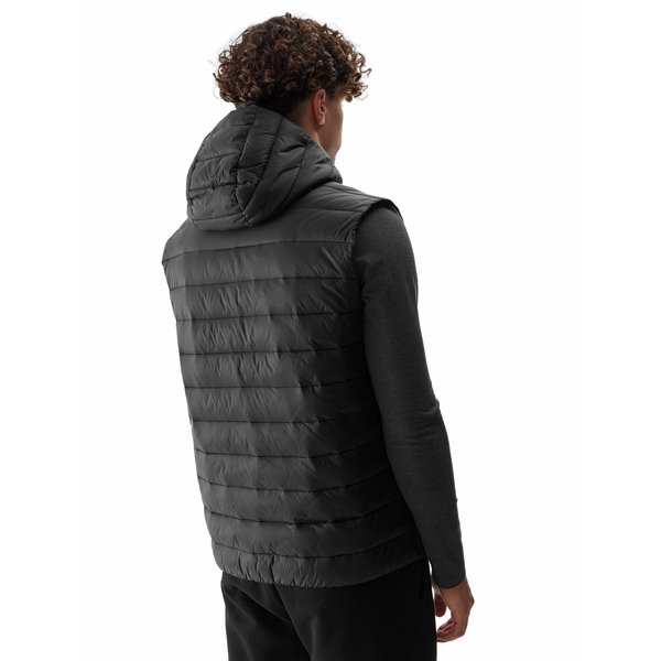 Kamizelka puchowa męska 4FWSS24TVJAM099 4F - głęboka czerń