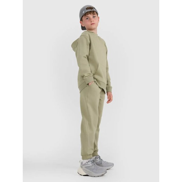 Spodnie dresowe chłopięce TTROM1245 4F - jasna zieleń