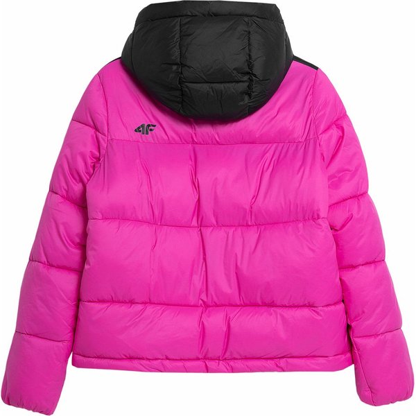 Kurtka puchowa damska 4FAW23TDJAF230 4F - fuksja