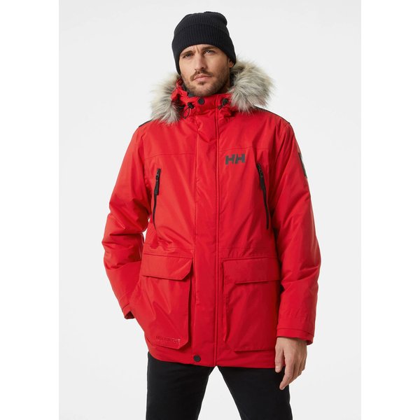 Kurtka puchowa męska Reine Parka Helly Hansen - red