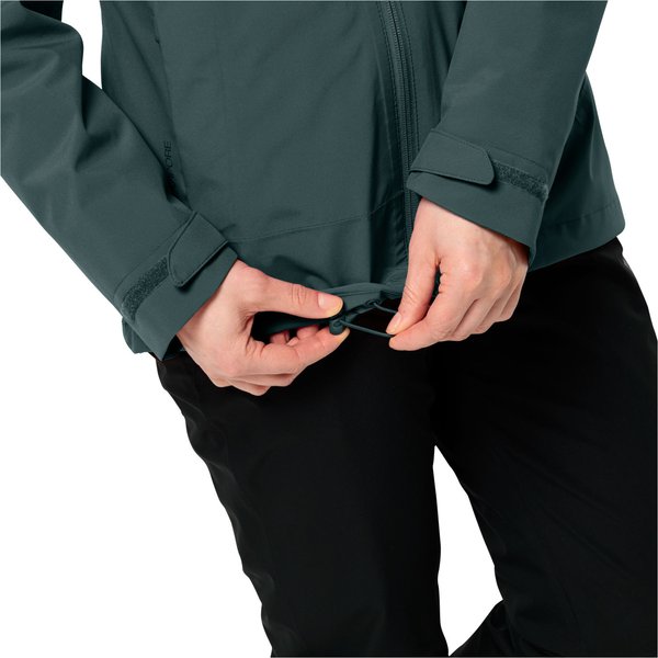 Kurtka damska Moonrise 3w1 Jack Wolfskin - sea green
