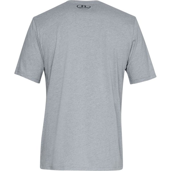 Koszulka męska Sportstyle Left Chest Logo Under Armour - szara/niebieska
