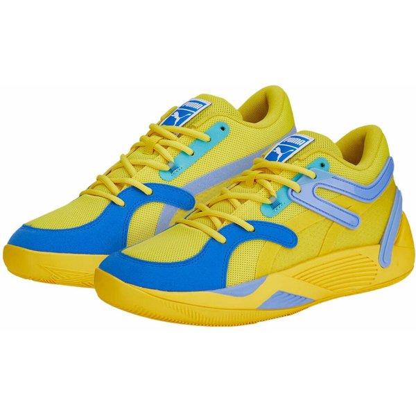 Buty sportowe halowe TRC Blaze Court Puma - żółte