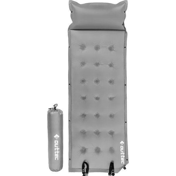Mata samopompująca z poduszką Naps 193x68x3,5cm Outtec - grey