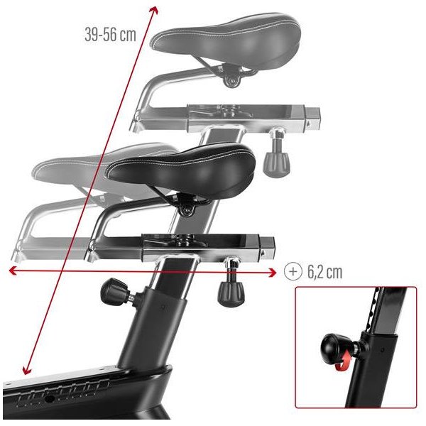 Rower stacjonarny powietrzny Commercial MP5420 HMS