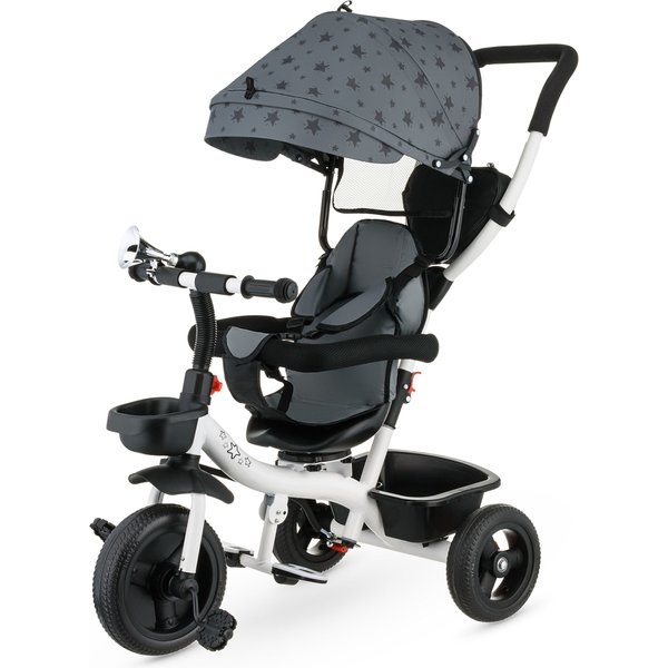 Rowerek trójkołowy 3w1 obracany Stars - gwiazdki