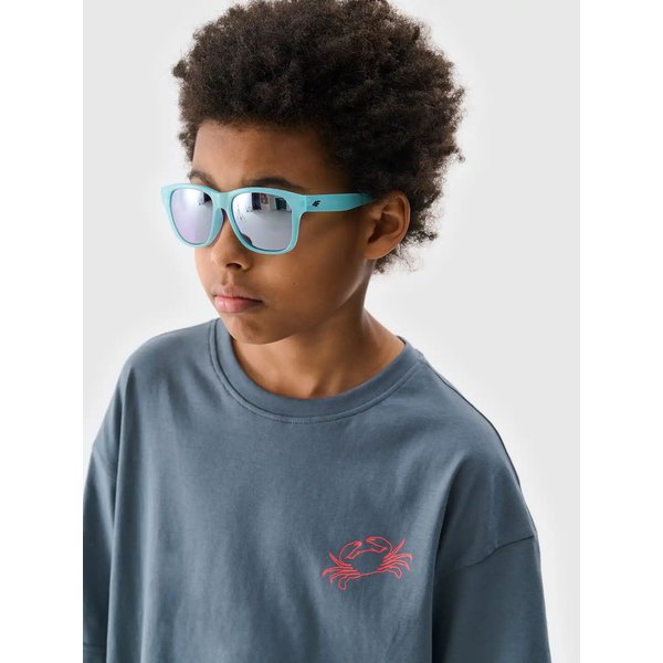 Koszulka chłopięca TTSHM1914 4F - morska zieleń