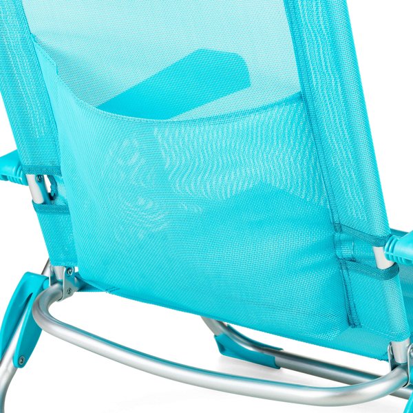 Krzesło plażowe z funkcją leżaka Sun Flex 2w1 Outtec - turkusowe