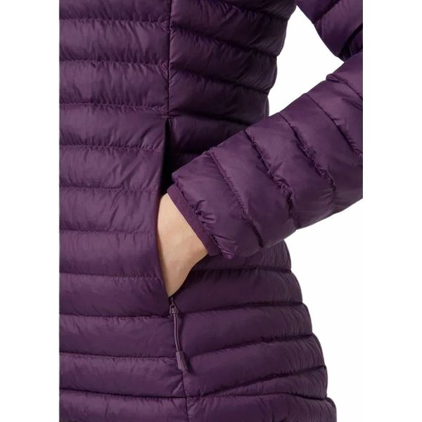 Kurtka puchowa damska Sirdal Hooded Insulator Helly Hansen - fioletowa