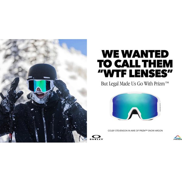 Gogle narciarskie Flight Tracker L Oakley - prizm snow black iridium Lenses,  matte black Stra