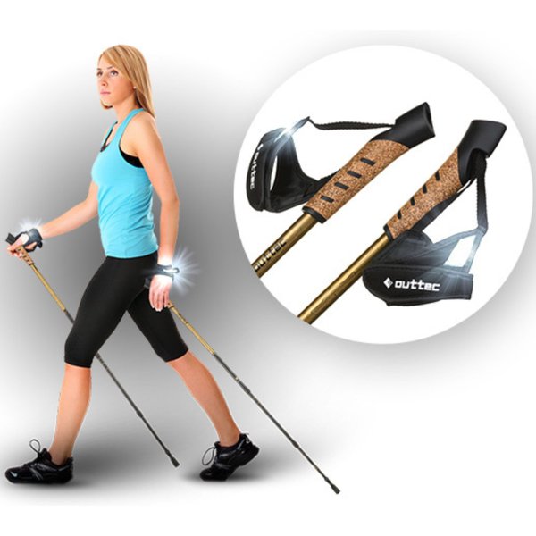 Kije nordic walking Carbon 3 Sections Outtec - Carbon 3 czarne