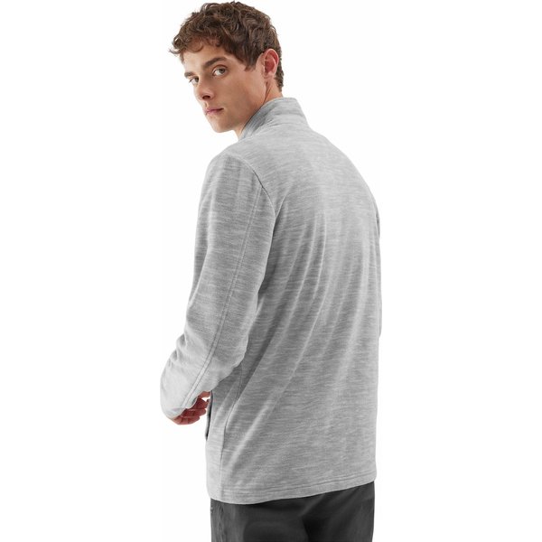 Polar męski 4FAW23TFLEM120 4F - chłodny jasny szary melanż